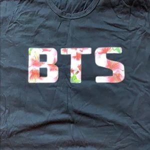 BTS Jungkook kpop floral T-shirt